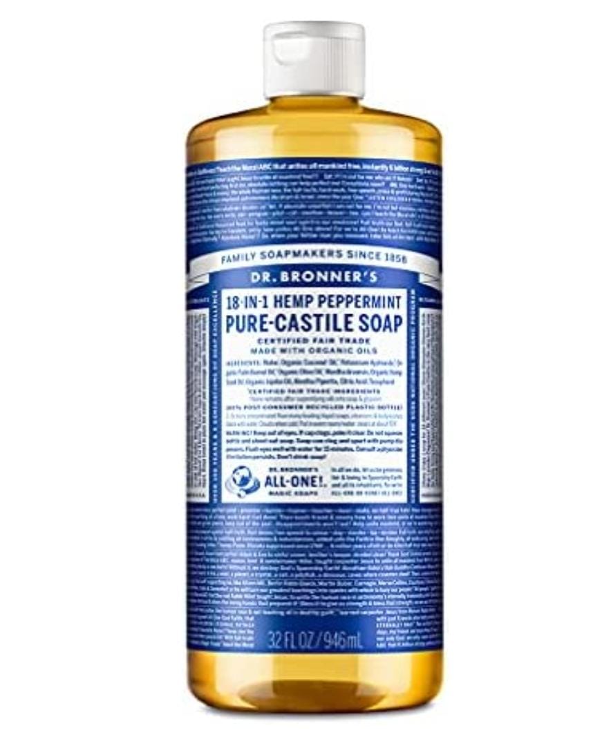 Shampooing Dr Bronner's menthe poivrée
