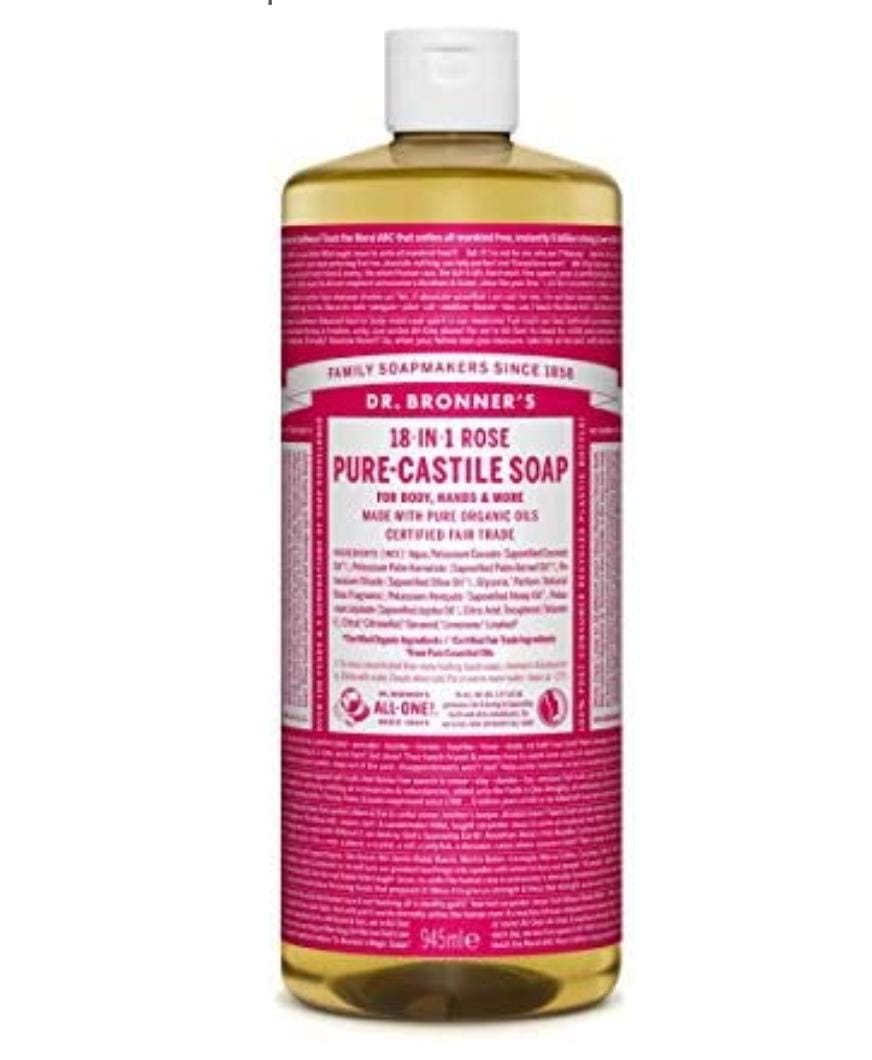 Shampooing Dr Bronner's rose